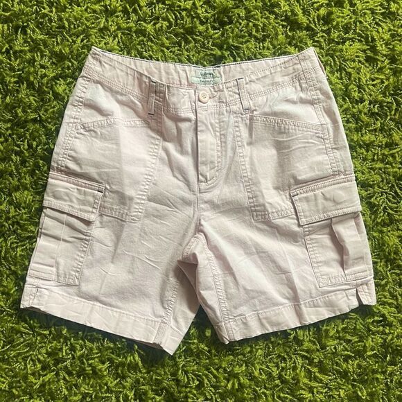 L.L. BEAN CARGO SHORTS PINK - Picture 1 of 7